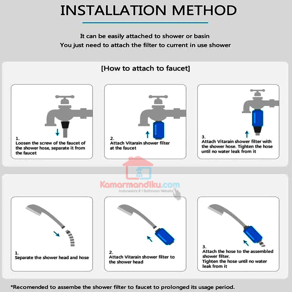 cara-pemasangan-instalasi-vitarain-shower-filter-aromaterapi-anti-oksidan-anti-aging-hilangkan-klorin--kamarmandiku