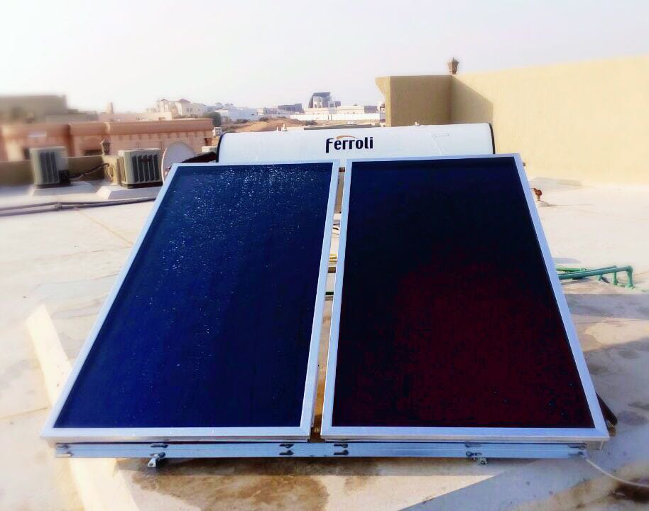 ferroli solar pemanas air tenaga surya