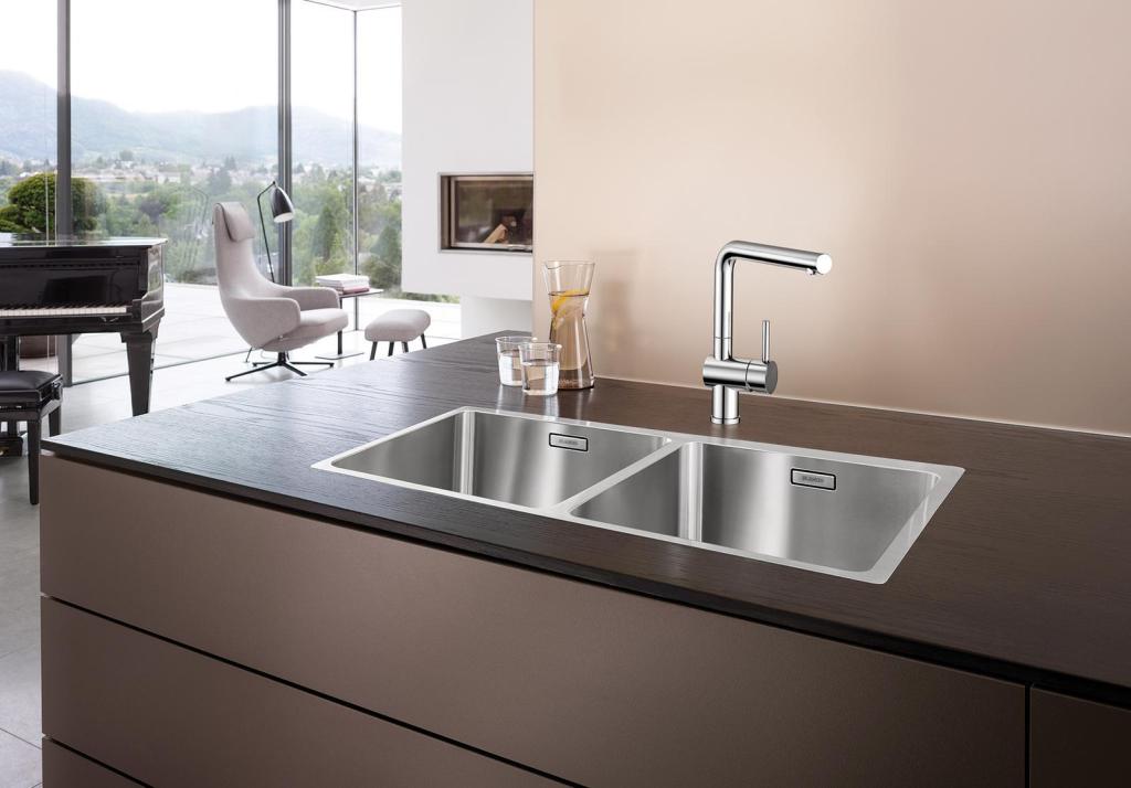 Bagaimana memilih wastafel dapur - BLANCO Pleon 6 Split